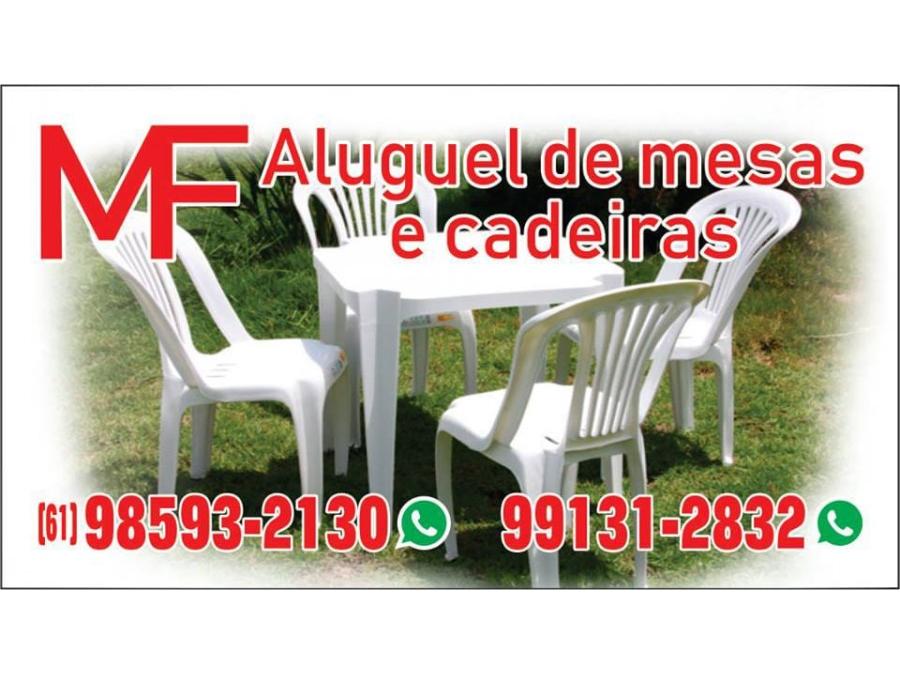 MF ALUGUEL DE MESAS E CADEIRAS