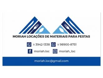 MORIAH LOCACOES DE MATERIAIS PARA FESTA